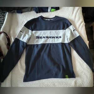 ❗️💲CLOSEOUT SALE: $5 💲❗️- NFL Seahawks Long Sleeve Crewneck